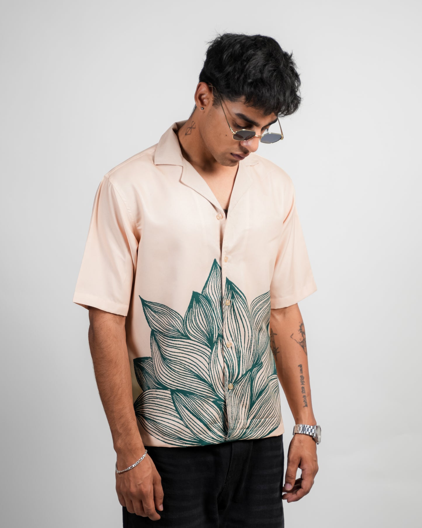 LEAFY AFFAIR RELAXED FIT SHIRT