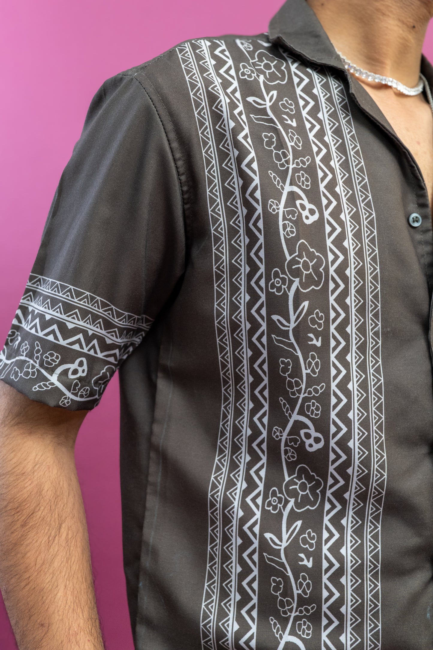 TRIBAL BLOOM RELAXED FIT SHIRT