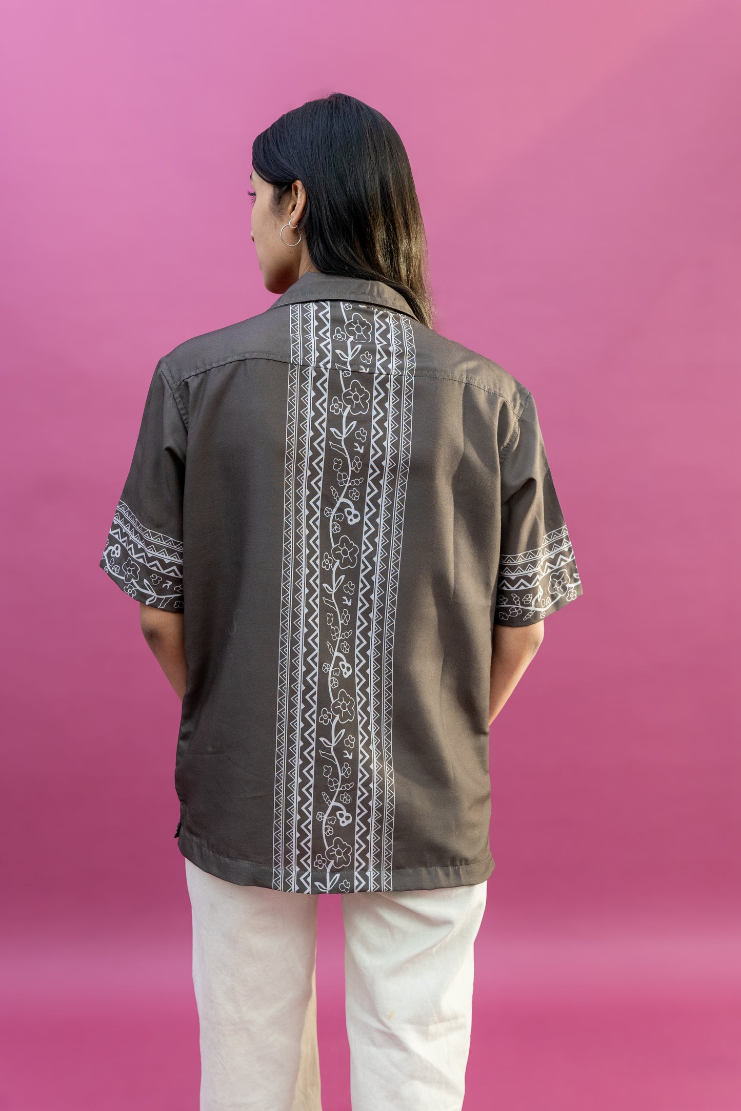 TRIBAL BLOOM RELAXED FIT SHIRT