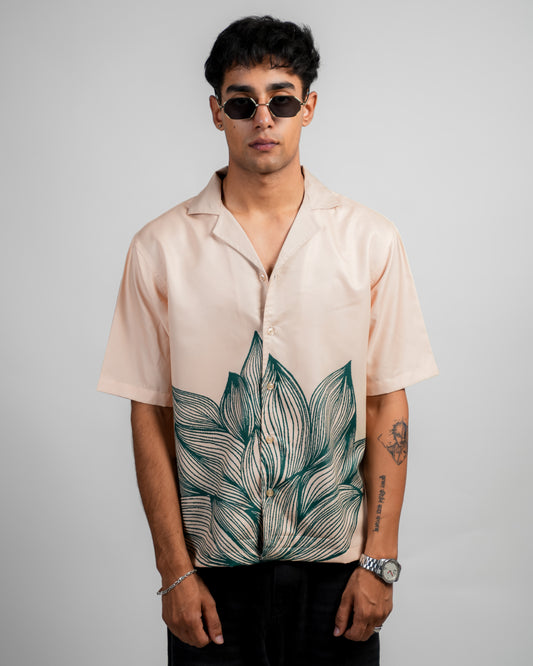 LEAFY AFFAIR RELAXED FIT SHIRT