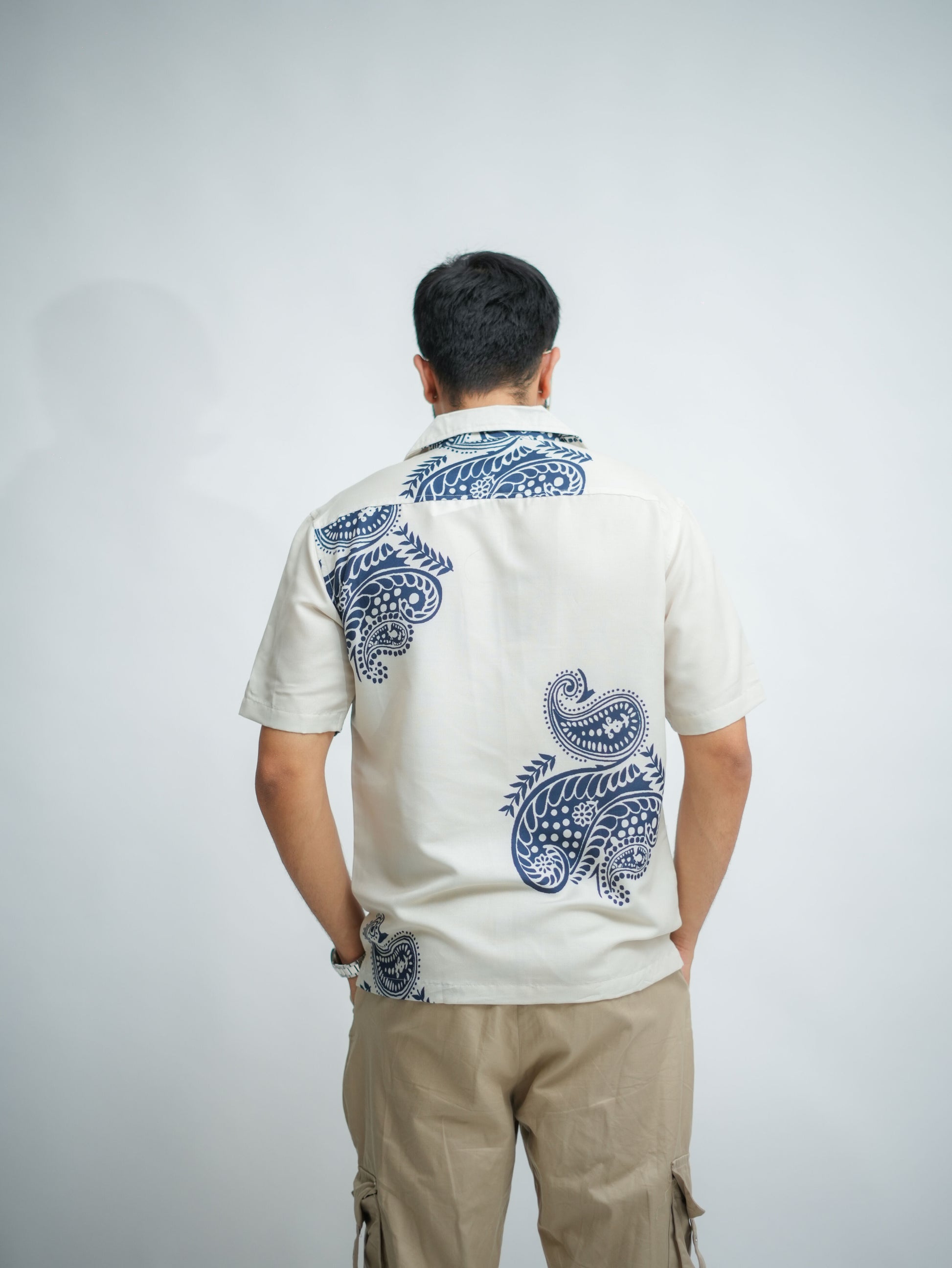 PAISLEY BOURBON RELAXED FIT SHIRT - EMEE-Y