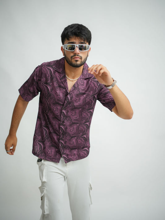 AURORA DRIFT RELAXED FIT SHIRT - EMEE-Y